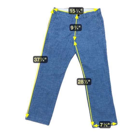 Abercrombie & Fitch Kennan Indie Coastal Clean Boy Straight Leg Pants Mens 29x30 - Picture 6 of 6